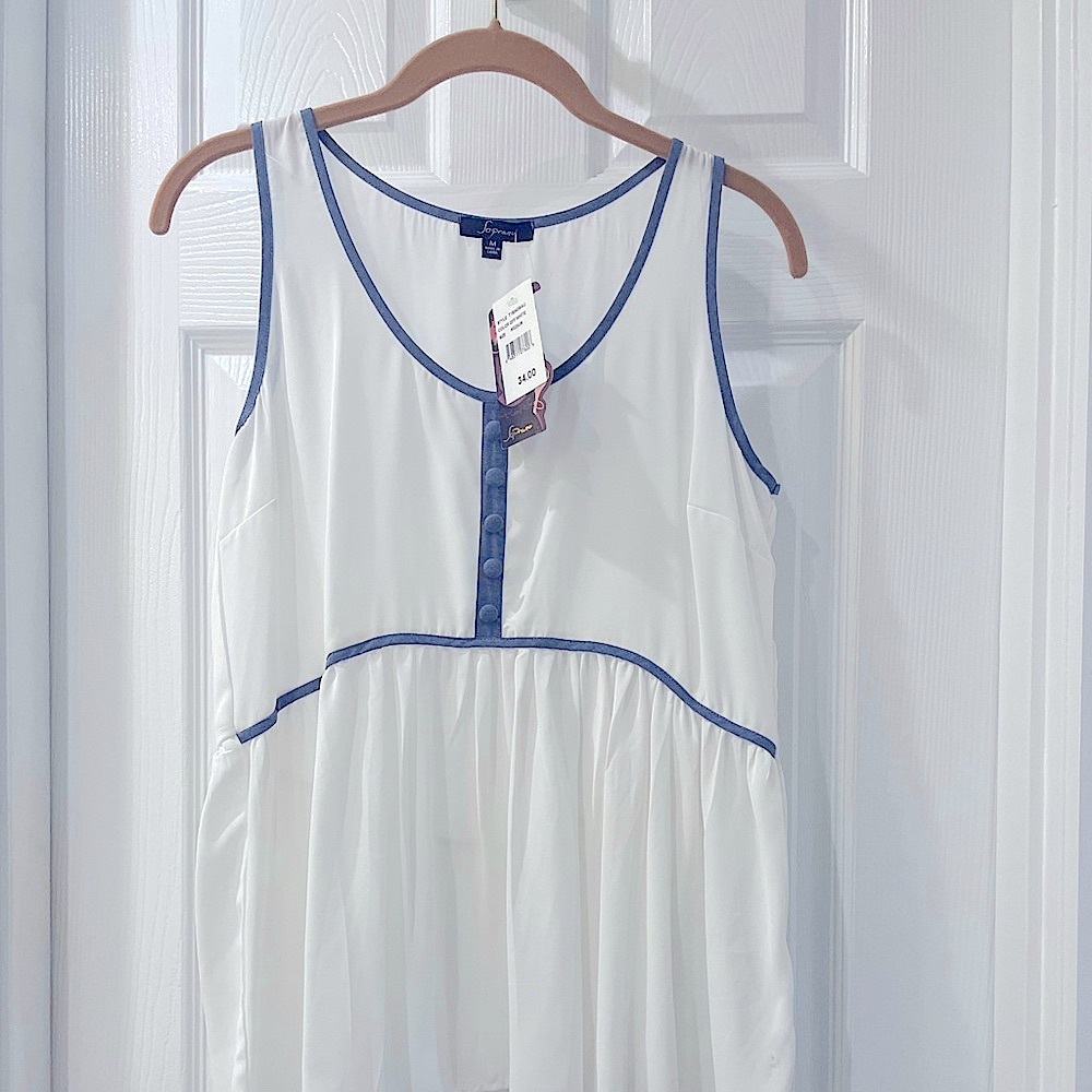 Super Cute, New with Tags, Top purchased at Nordstrom. Semi Sheer